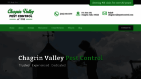 What Chagrinvalleypestcontrol.com website looked like in 2019 (4 years ago)