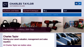 What Charlestaylor.co.uk website looked like in 2019 (4 years ago)