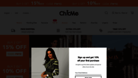 What Chicme.com website looked like in 2019 (4 years ago)