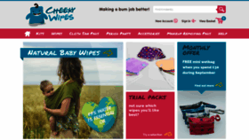 What Cheekywipes.com website looked like in 2019 (5 years ago)