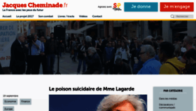 What Cheminade2012.fr website looked like in 2019 (4 years ago)