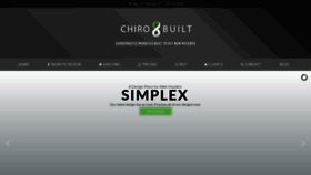 What Chirobuilt.com website looked like in 2019 (4 years ago)