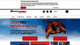 What Chodska.cz website looked like in 2019 (4 years ago)