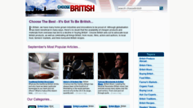 What Choosebritish.co.uk website looked like in 2019 (4 years ago)