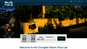 What Chongfahresort.com website looked like in 2019 (4 years ago)