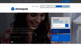 What Chronoposte.fr website looked like in 2019 (4 years ago)