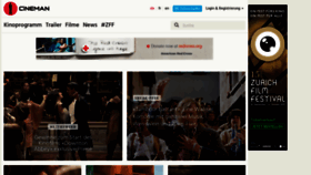 What Cineman.com website looked like in 2019 (4 years ago)