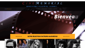 What Cinememorial.com website looked like in 2019 (4 years ago)