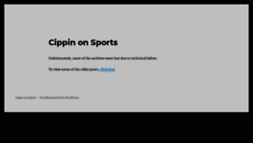 What Cippinonsports.com website looked like in 2019 (4 years ago)