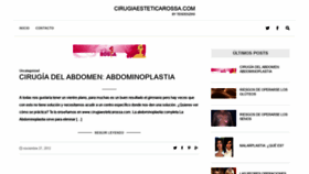 What Cirugiaesteticarossa.com website looked like in 2019 (4 years ago)