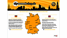 What City-souvenir-shop.de website looked like in 2019 (4 years ago)