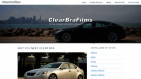 What Clearbrafilms.com website looked like in 2019 (4 years ago)