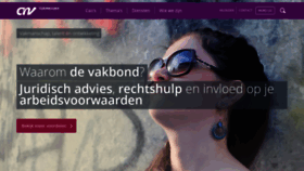 What Cnvdienstenbond.nl website looked like in 2019 (4 years ago)