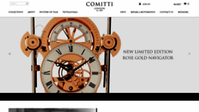 What Comitti.com website looked like in 2019 (4 years ago)