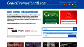 What Codicipromozionali.com website looked like in 2019 (4 years ago)