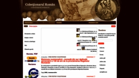 What Colectionarul-roman.ro website looked like in 2019 (4 years ago)