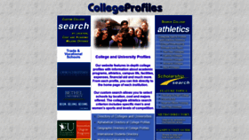 What Collegeprofiles.com website looked like in 2019 (4 years ago)