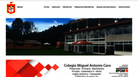 What Colmac.edu.co website looked like in 2019 (4 years ago)