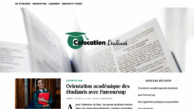 What Colocationetudiant.com website looked like in 2019 (4 years ago)
