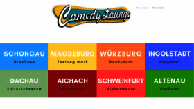 What Comedylounge.de website looked like in 2019 (4 years ago)