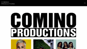 What Cominoproductions.com website looked like in 2019 (4 years ago)