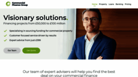 What Commercialfinancegroup.co.uk website looked like in 2019 (4 years ago)