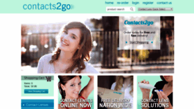 What Contacts2go.co.nz website looked like in 2019 (4 years ago)