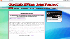 What Captchaentryjobs4u.blogspot.in website looked like in 2019 (4 years ago)