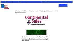 What Continentalsales.net website looked like in 2019 (4 years ago)