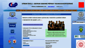 What Copth.cz website looked like in 2019 (4 years ago)