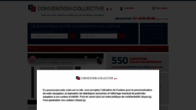 What Convention-collective.fr website looked like in 2019 (4 years ago)