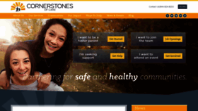 What Cornerstonesofcare.org website looked like in 2019 (4 years ago)