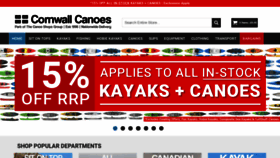 What Cornwall-canoes.co.uk website looked like in 2019 (4 years ago)