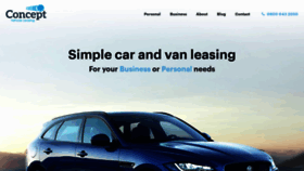 What Conceptvehicleleasing.co.uk website looked like in 2019 (4 years ago)