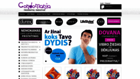 What Condomania.lt website looked like in 2019 (4 years ago)
