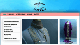 What Confezioniborelli.it website looked like in 2019 (4 years ago)