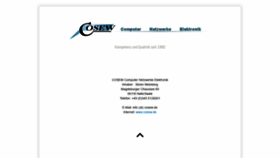 What Cosew.com website looked like in 2019 (4 years ago)