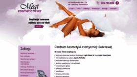 What Cosmeticlaser.pl website looked like in 2019 (4 years ago)