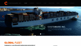 What Costamare.com website looked like in 2019 (4 years ago)