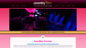 What Coventrylimo.com website looked like in 2019 (4 years ago)