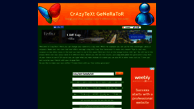 What Crazytextgenerator.com website looked like in 2019 (4 years ago)