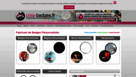 What Crea-badges.fr website looked like in 2019 (4 years ago)