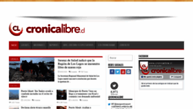 What Cronicalibre.cl website looked like in 2019 (4 years ago)