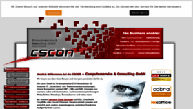 What Cscon.de website looked like in 2019 (4 years ago)