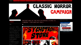What Classichorrorcampaign.com website looked like in 2019 (4 years ago)