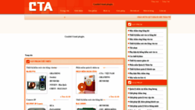 What Cta.vn website looked like in 2019 (4 years ago)