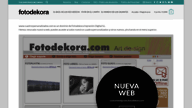 What Cuadrospersonalizados.com website looked like in 2019 (4 years ago)
