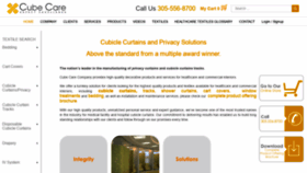 What Cubecare.com website looked like in 2019 (4 years ago)