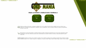 What Cubemania.cz website looked like in 2019 (4 years ago)