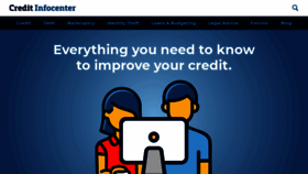 What Creditinfocenter.com website looked like in 2019 (4 years ago)